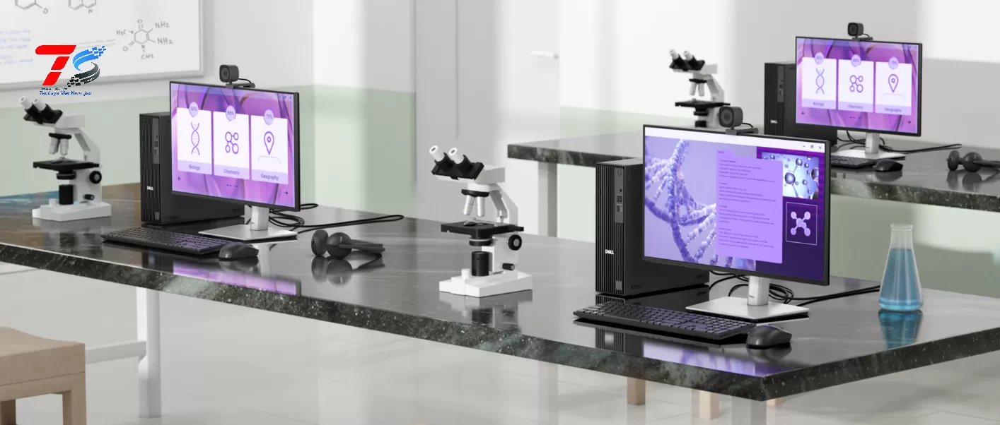 Máy tính để bàn Dell Pro Slim QCS1250 (71076104) i3-14100/8G/SSD512/W11H/1Y